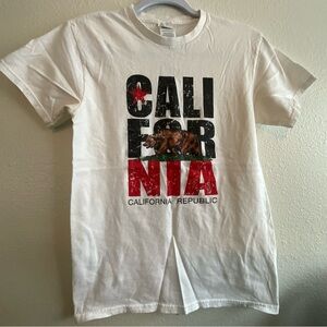 California Republic White T-Shirt